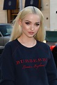 Dove Cameron - Arrives at a Party at the Rodeo Drive Burberry Store in ...
