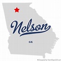 Map of Nelson, GA, Georgia