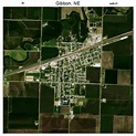 Aerial Photography Map of Gibbon, NE Nebraska