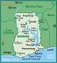 Accra Map - TravelsFinders.Com