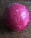 A large ball of wax collected from 100s of babybel cheese wrappers over ...
