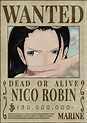 NICO ROBIN wanted poster Digital Art by Shiro Vexel - Pixels
