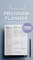Planning Your Own Funeral Worksheet
