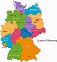 Deutschland Karte der Regionen und Provinzen - OrangeSmile.com