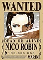 Nico Robin Wanted poster anime Digital Art by Miikey Calos - Pixels