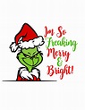 Grinch "I'm so merry & bright" | Cute christmas wallpaper, Grinch ...