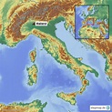 StepMap - Mailand in Italien - Landkarte für Italien