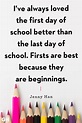 back to school quotes jenny han | Back to school quotes, School quotes ...