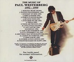 Paul Westerberg The Music Of Paul Westerberg 1992-1999 US Promo CD-R ...