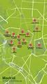 Mapa de Madrid | Plano con rutas turísticas