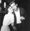Natalie Wood and James Dean on the sets of Rebel Without A Cause (1955 ...