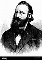 Ludwig Anzengruber, 1839-1889, Austrian writer, historical illustration ...