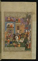 Shāh Jahān returns to his court in India - Text: Nuh sipihr - W623