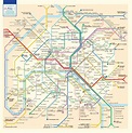 Plan du métro de Paris ≡ Voyage - Carte - Plan
