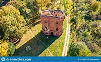 Top View of the Water Tower in Dolyna, Ivano-Frankivsk Region, Ukraine ...