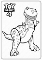 Rex From Toy Story Coloring Pages | Panarukan Colors