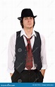 Old-fashioned young man stock photo. Image of eccentric - 23677910