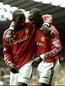 The legendary duo Andy Cole and Dwight Yorke. #MUFC Brings back some ...