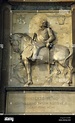 Humberto Primo on his horse sculpted at the entrance gate of Castello ...