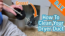 How To Clean Your Dryer Vent Duct - Step By Step - It's Super Simple ...