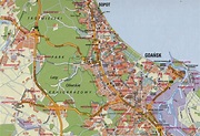 Map Of Gdansk | Gdansk, Map, City map