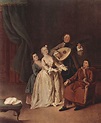 The Family Concert - Pietro Longhi - WikiArt.org - encyclopedia of ...