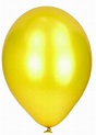 Metallic Yellow Party Balloons - Just 6p Per Balloon