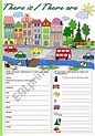 There is / there are - ESL worksheet by Tecus