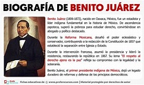 Biografía de Benito Juárez