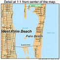 Palm Beach Florida Street Map 1254025