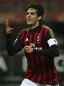 Ricardo Kaka of AC Milan celebrates after scoring his goal during the ...