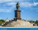 Estatua de rey Gustavo III imagen editorial. Imagen de estocolmo ...