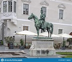 Hadik Andras Bronze Equestrian Statue, Budapest, Hungary Stock Image ...