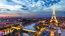 √ Night Eiffel Tower From Above - Alumn Photograph