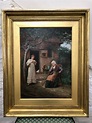 John Scott - News From Afar - Large Victorian Oil on Canvas by John ...