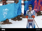 Russian skier Larisa Lazutina won tree gold and one silver medals at ...