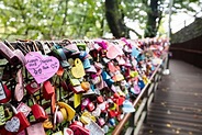 Love Locks at N Seoul Tower Editorial Stock Image - Image of namsan ...