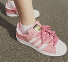 shoes, adidas, adidas superstars, pink sneakers - Wheretoget