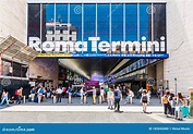 ROME TERMINI TRAIN STATION in Rome. Editorial Image - Image of europes ...