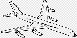 Avión avión dibujo blanco y negro, avión, ángulo, avión, transporte png ...