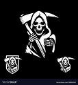 Grim reaper symbol Royalty Free Vector Image - VectorStock