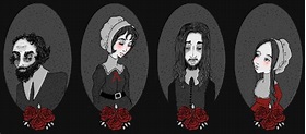 The Scarlet Letter - Character Illustrations on Student Show