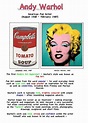 Andy Warhol Artist, Andy Warhol Pop Art, Visual Art Lessons, Art ...