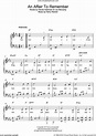 An Affair To Remember sheet music for piano solo (PDF)