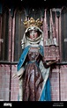 Statue of St. Elisabeth, St. Elisabeth's Church, Marburg, Hesse ...
