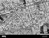 Map of the St Marylebone area, London. Date: circa 1900 Stock Photo - Alamy
