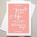 Valentine's Day Card For Friends in 2020 | Valentines messages for ...