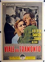 "VIALE DEL TRAMONTO" MOVIE POSTER - "SUNSET BOULEVARD" MOVIE POSTER