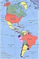 ⊛ Mapa de América 🥇 MAPAS DEL CONTINENTE AMERICANO