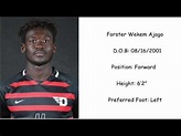 Forster Wekem Ajago 2022 University of Dayton Men's Soccer Highlights ...